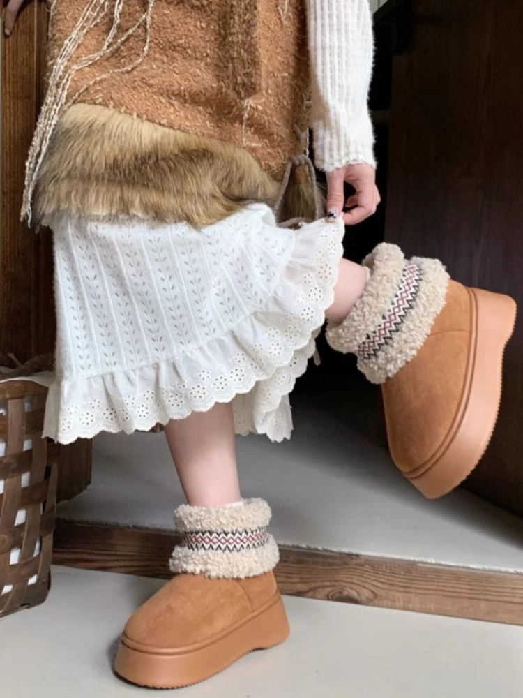 New Ethnic Fashion - Women Warm Snow Boots 2026 New