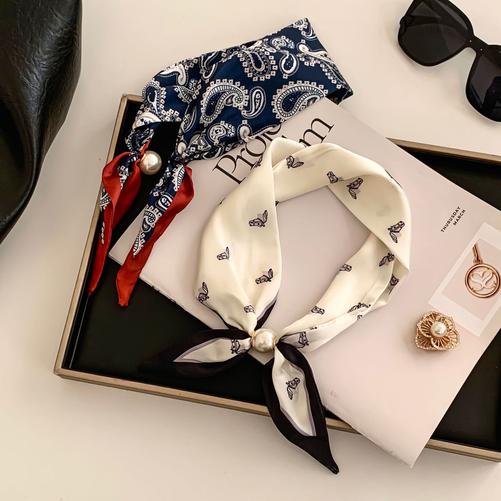 Cashew Flower Silk Scarf Effor - Ethnic Fashion Design 评论和价格